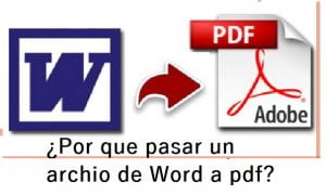 Pasar un archivo de Word a PDF